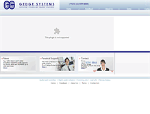 Tablet Screenshot of gedgesystems.com.au